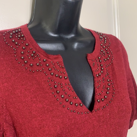 Ruby Knit Beaded Dress - Picture 3 of 5